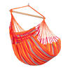 HÄNGESESSEL comfort outdoor 110/160/180 cm  - Gelb/Rot, LIFESTYLE, Holz/Textil (110/160/180cm) - La Siesta