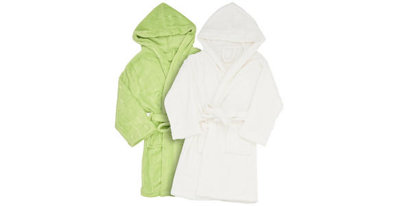 KINDERBADEMANTEL 116 - Grün, Basics, Textil (116null) - Esposa