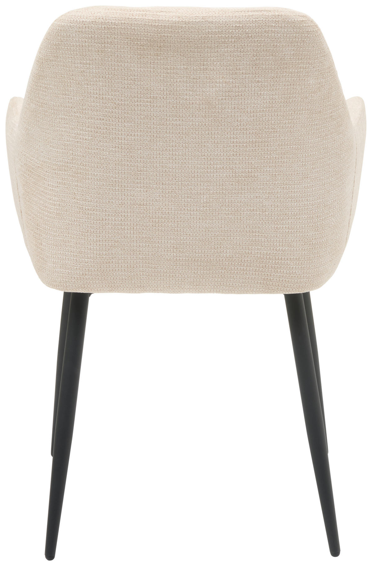 ŽIDLE S PODRUČKAMI, železo, tkaná látka, černá, béžová - černá/béžová, Konvenční, kov/textil (58/88/63cm) - MID.YOU