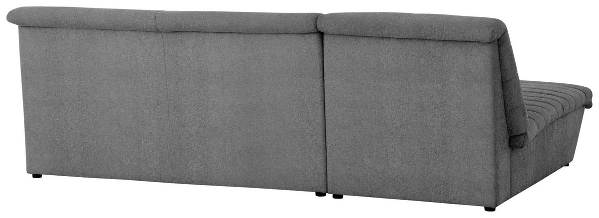 ECKSOFA in Webstoff Graubraun  168/274 cm  - Graubraun/Schwarz, Design, Kunststoff/Textil (168/274cm) - LOOKS by W.Joop