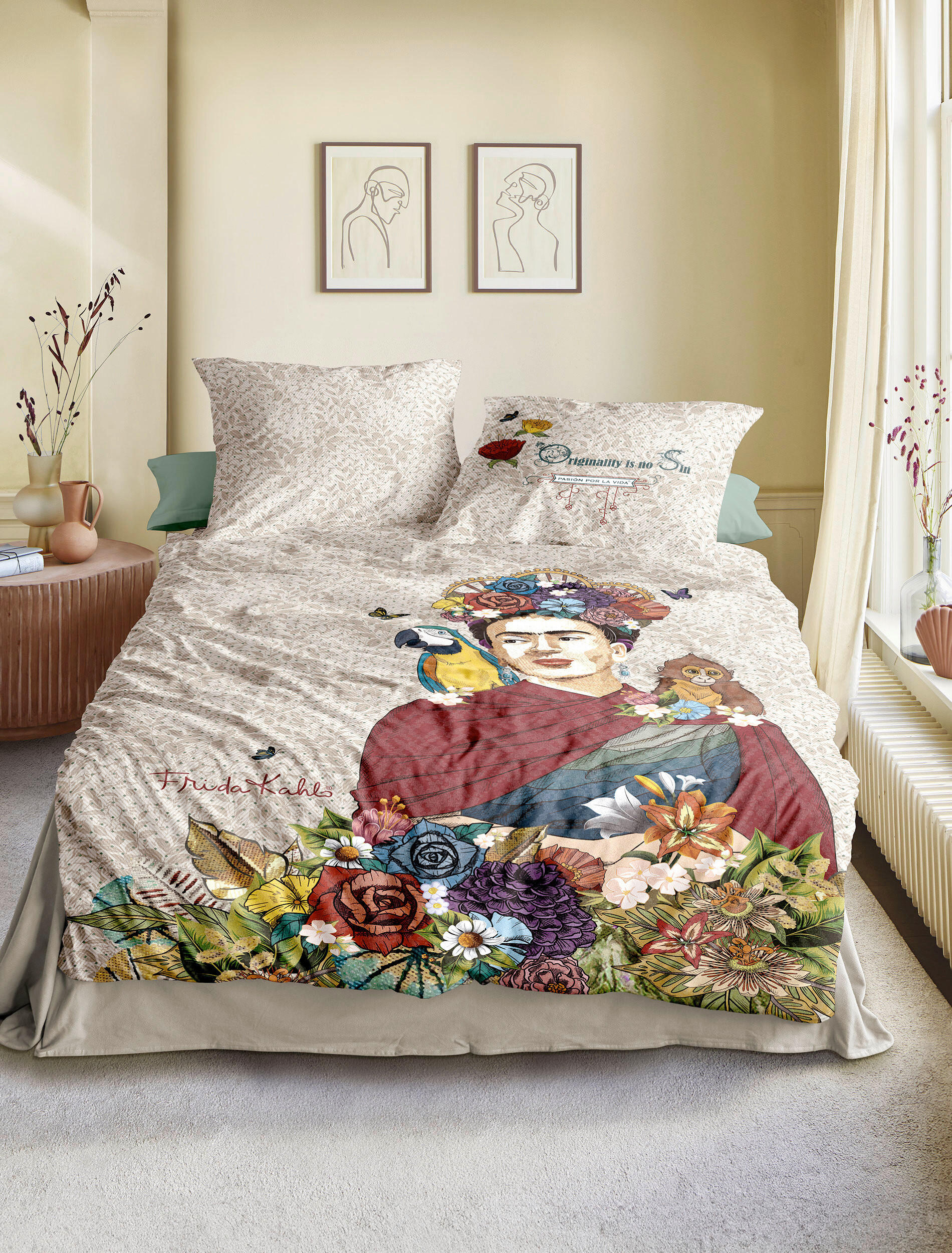 WENDEBETTWÄSCHE Makosatin 155/200 cm  - Multicolor, KONVENTIONELL, Textil (155/200cm) - Irisette