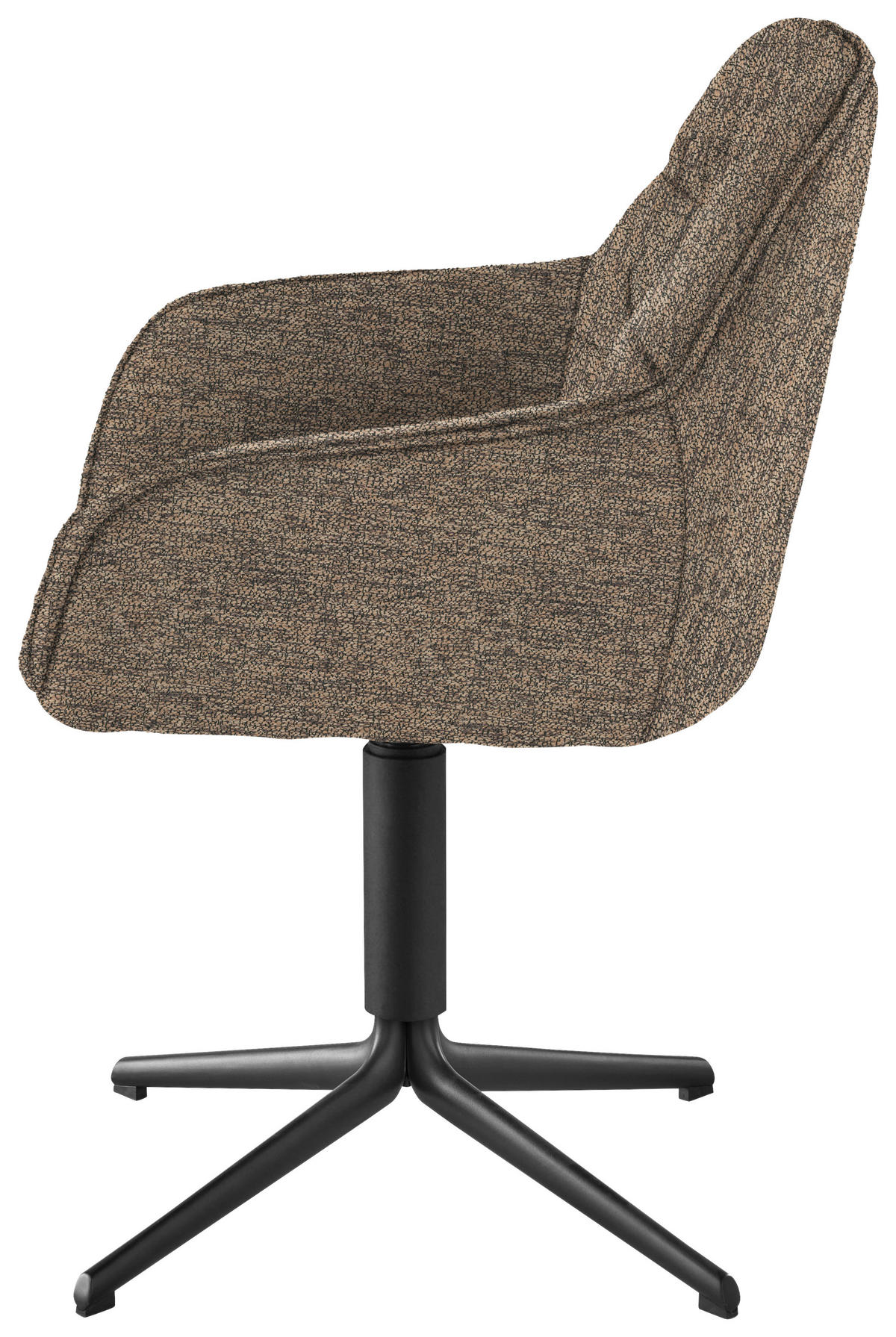 ARMLEHNSTUHL  in Eisen Bouclé  - Taupe, Design, Textil/Metall (62/87/61cm) - Musterring