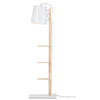 STEHLEUCHTE  30/168/49 cm   - Weiß, Design, Holz/Metall (30/168/49cm) - It's about Romi
