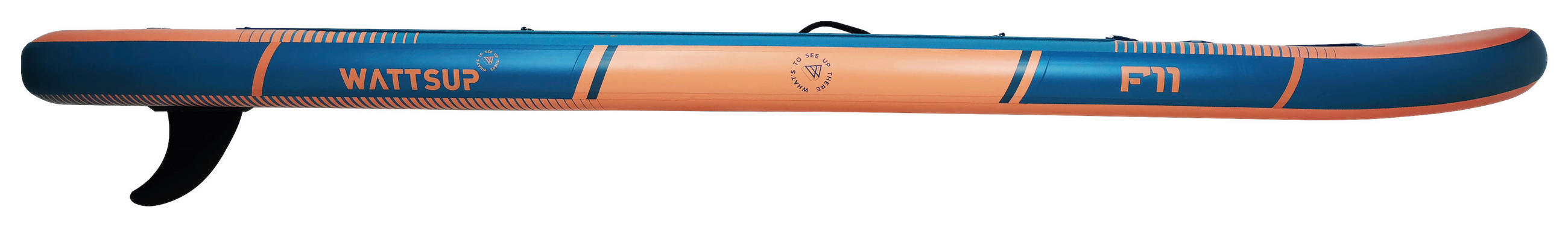 STAND-UP PADDLE BOARD WATT SUP F11  - Blau/Orange, KONVENTIONELL, Kunststoff (335/81/15cm) - Atrigo