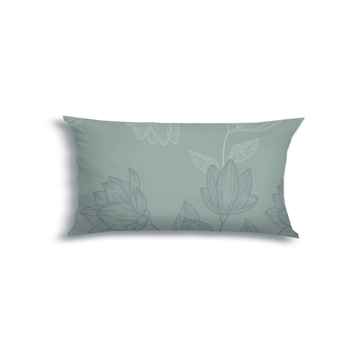 KOPFPOLSTERBEZUG 40/80 cm  - Petrol, Design, Textil (40/80cm) - Florella