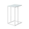 POMOĆNI STOČIĆ 30/60/40 cm   - bela, Moderno, staklo/metal (30/60/40cm) - Boxxx