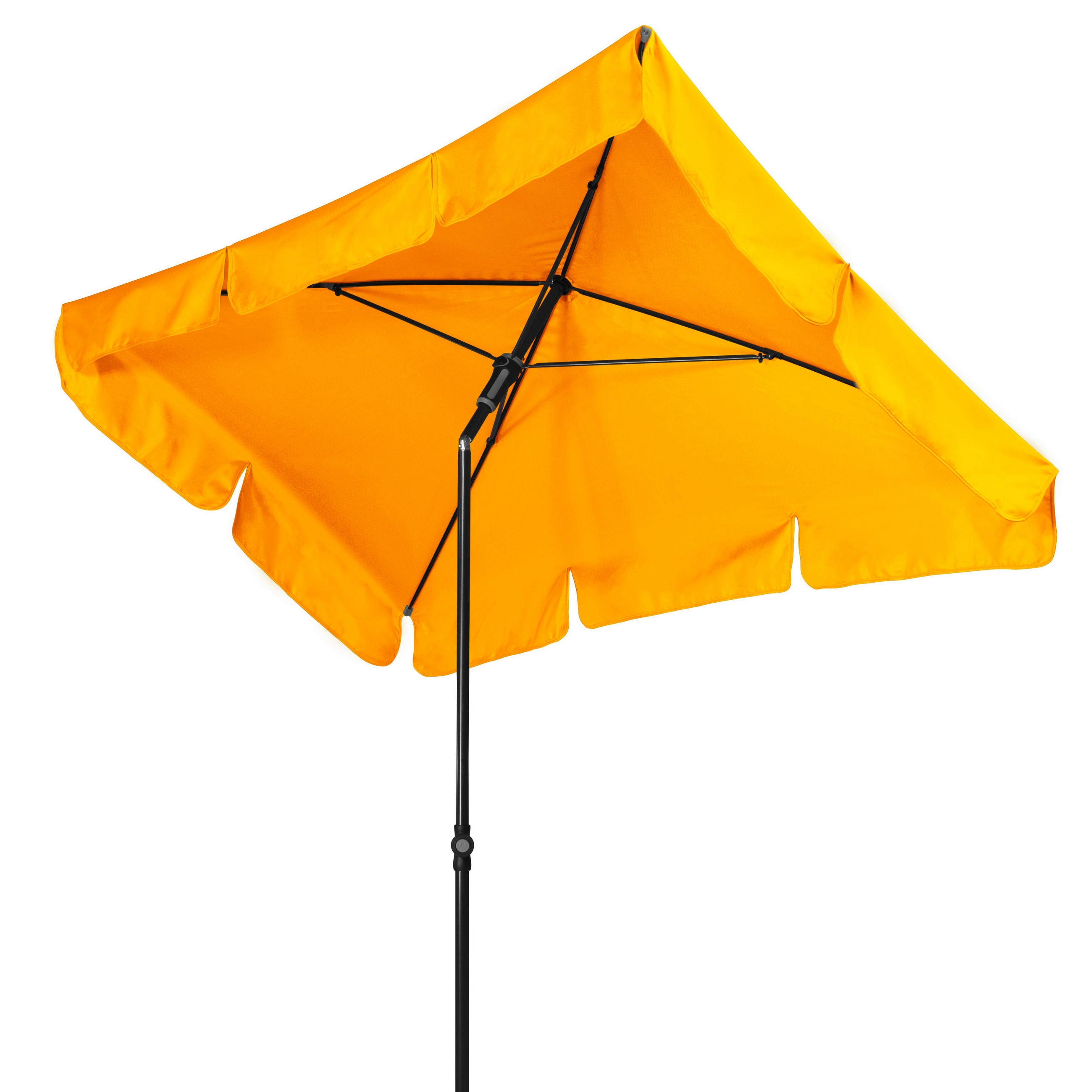 SONNENSCHIRM 225x120 cm  - Anthrazit/Gelb, Basics, Textil/Metall (225/120cm) - Doppler