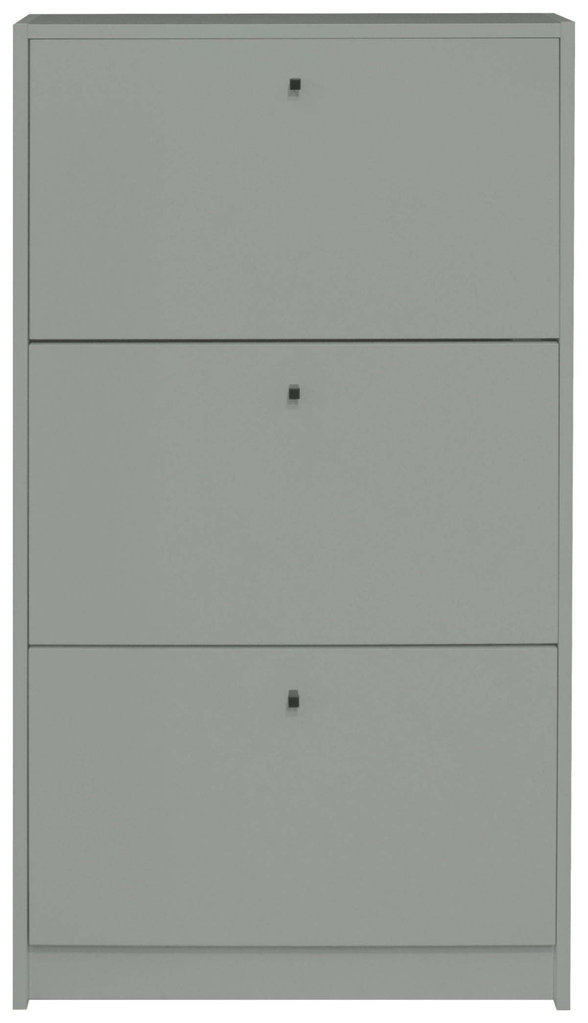 SCHUHKIPPER Mattlack, melaminharzbeschichtet Grün, Pinienfarben  - Schwarz/Pinienfarben, Design, Holzwerkstoff/Metall (60/104/16cm) - Xora