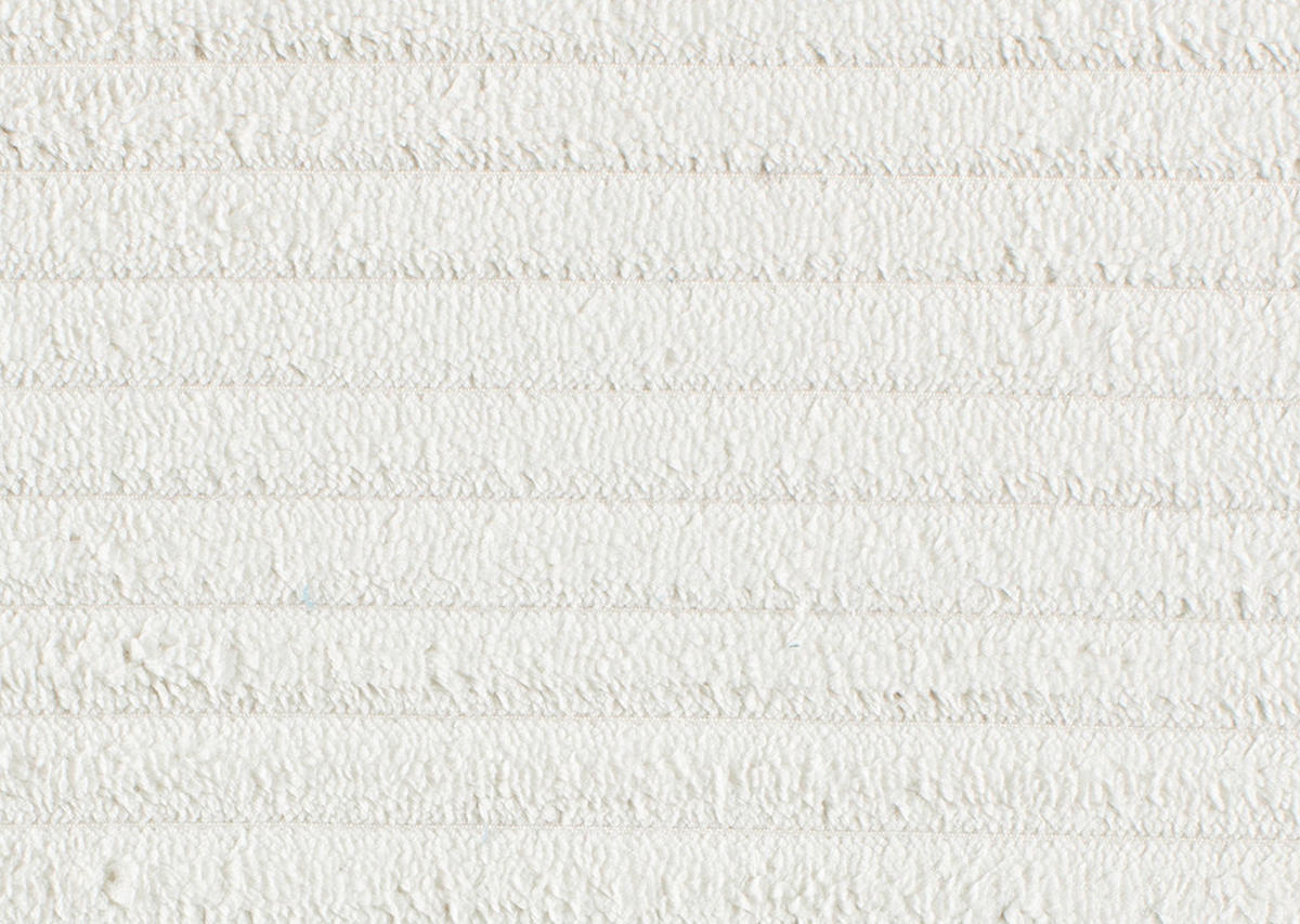 ECKSOFA in Cord Weiss  - Weiss/Schwarz, Design, Textil (290/223cm) - Pure Home Lifestyle
