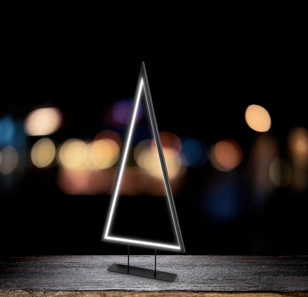 LED-DEKOLEUCHTE  - Schwarz, Basics, Kunststoff/Metall (30/70/6cm)