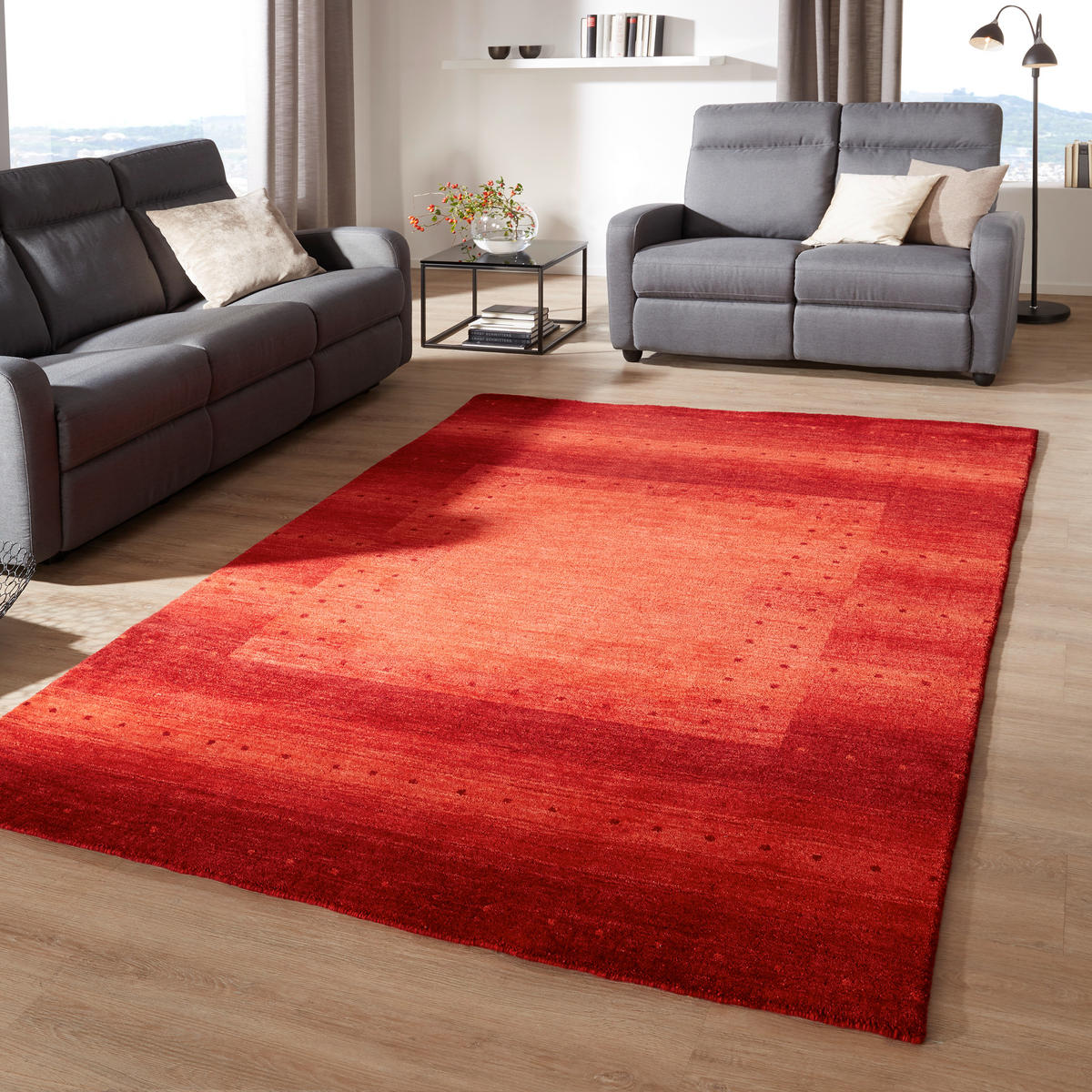 ORIENTÁLNY KOBEREC, 160/230 cm, červená - červená, Konventionell, textil (160/230cm) - Cazaris