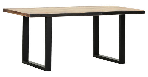 TISCHGESTELL Schwarz   - Schwarz, Design, Metall (70/8/73cm) - Landscape