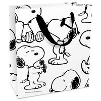 GESCHENKTASCHE   Weiß  - Weiß, Basics, Karton (18/21/8cm)