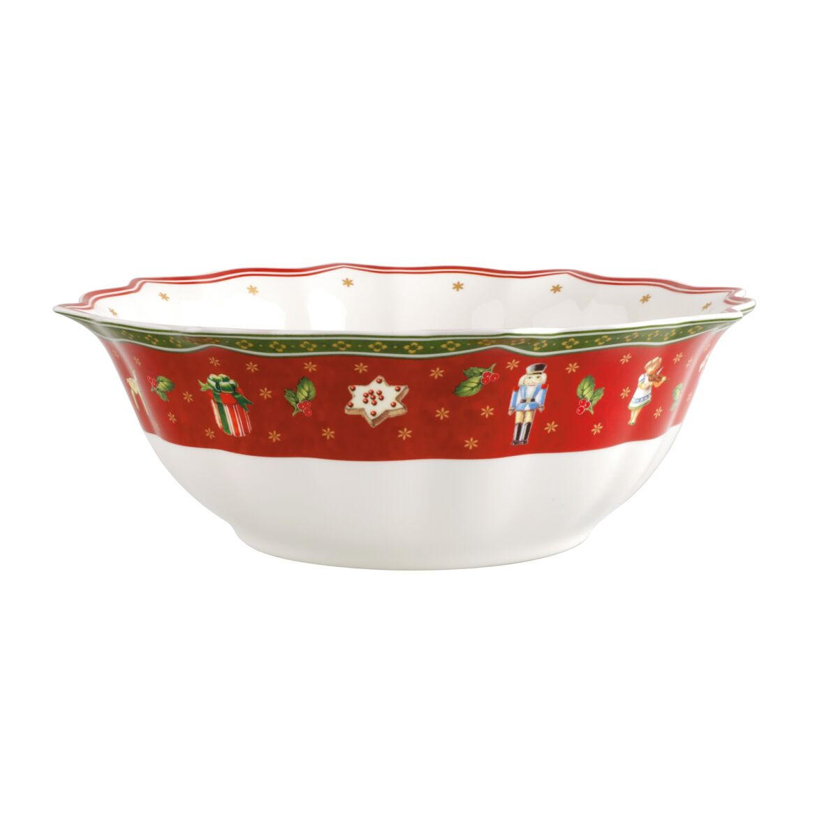 MISKA, keramika, 12 cm  - biela/červená, Design, keramika (12cm) - Villeroy & Boch