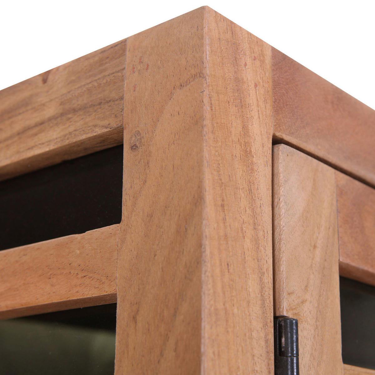 HIGHBOARD  in 120/180/43 cm  - Schwarz/Naturfarben, LIFESTYLE, Glas/Holz (120/180/43cm) - Landscape