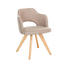 STUHL in Holz, Textil Eichefarben, Taupe - Taupe/Eichefarben, Design, Holz/Textil (53/78/57cm) - Voleo STUHL in Holz, Textil Eichefarben, Taupe - Taupe/Eichefarben, Design, Holz/Textil (53/78/57cm) - Voleo