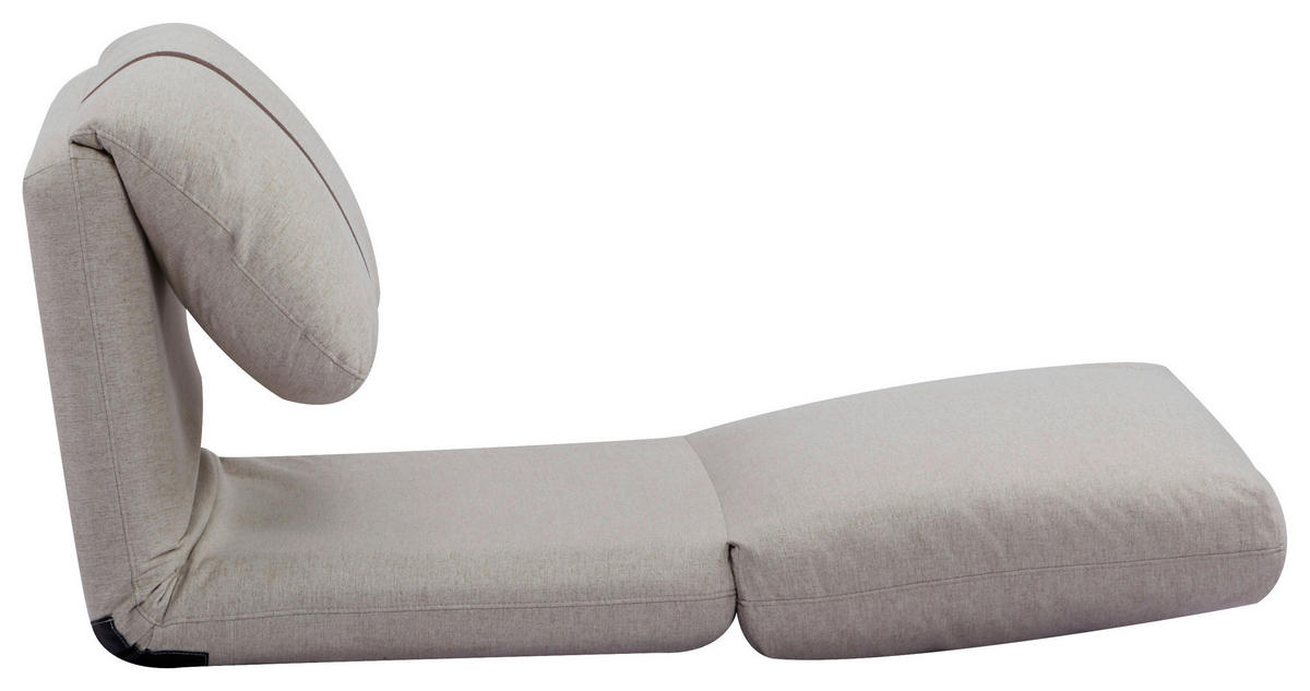 SCHLAFSESSEL  in Webstoff Dunkelbraun, Beige  - Dunkelbraun/Beige, Design, Textil (78/58/82cm) - Livetastic