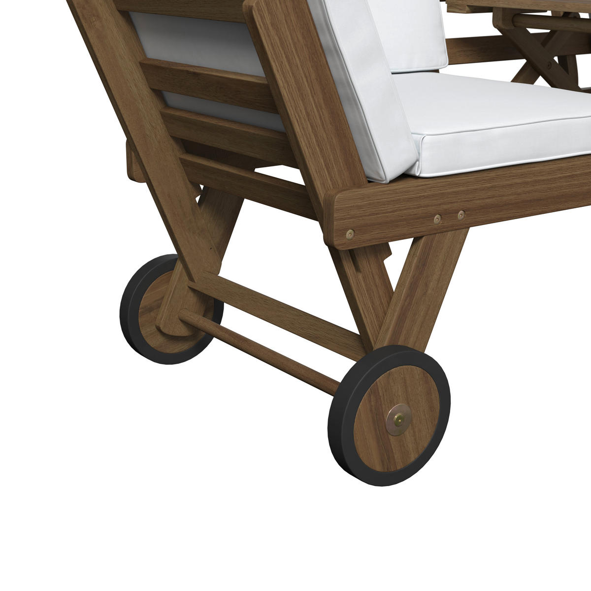 GARTENBANK 209/71/82 cm  in Akaziefarben  - Beige/Akaziefarben, MODERN, Holz (209/71/82cm) - Ambia Garden