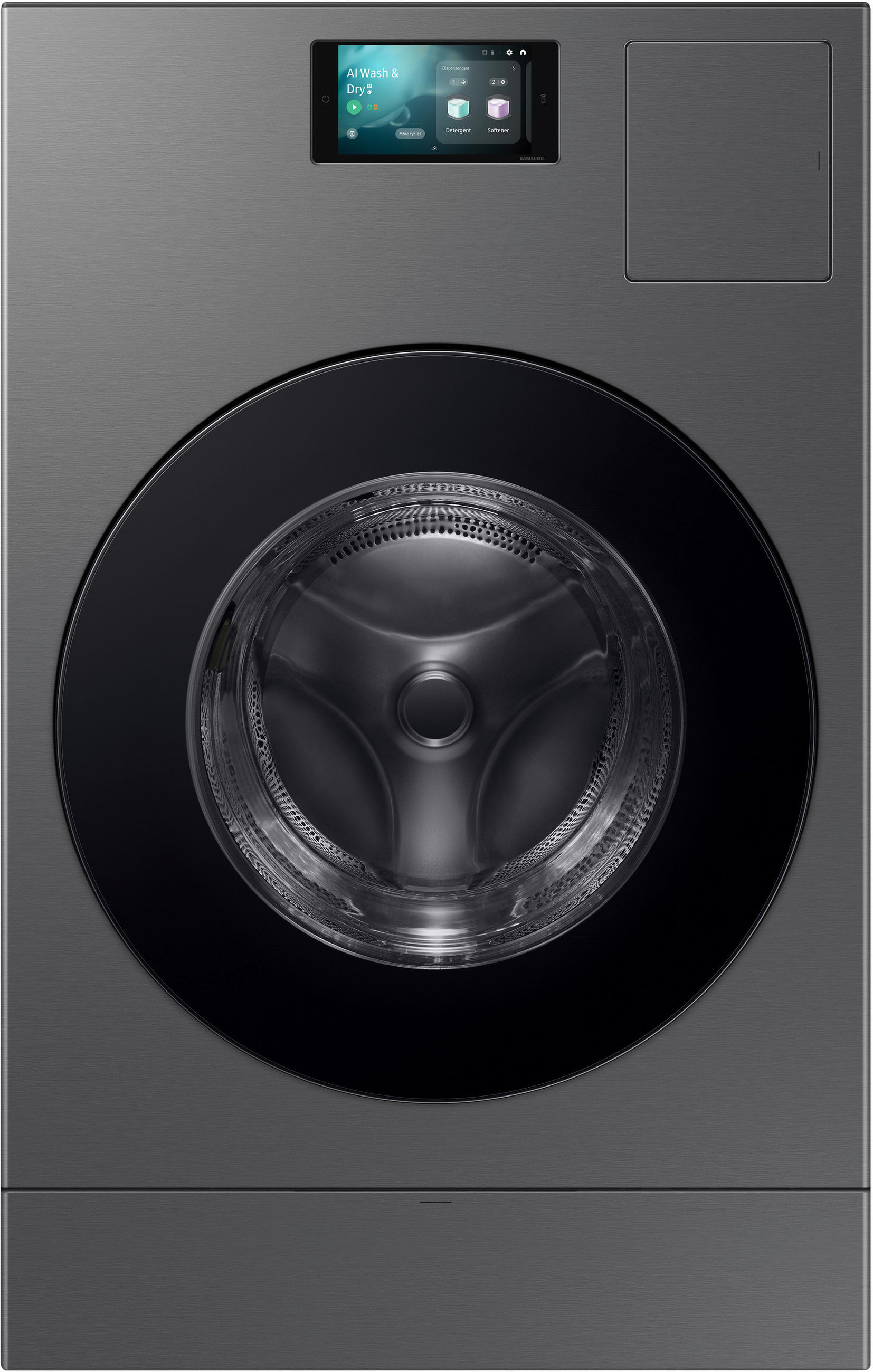 WASCHTROCKNER WD18DB8995BZ  - Anthrazit, Basics, Glas/Kunststoff (60/85/65cm) - Samsung