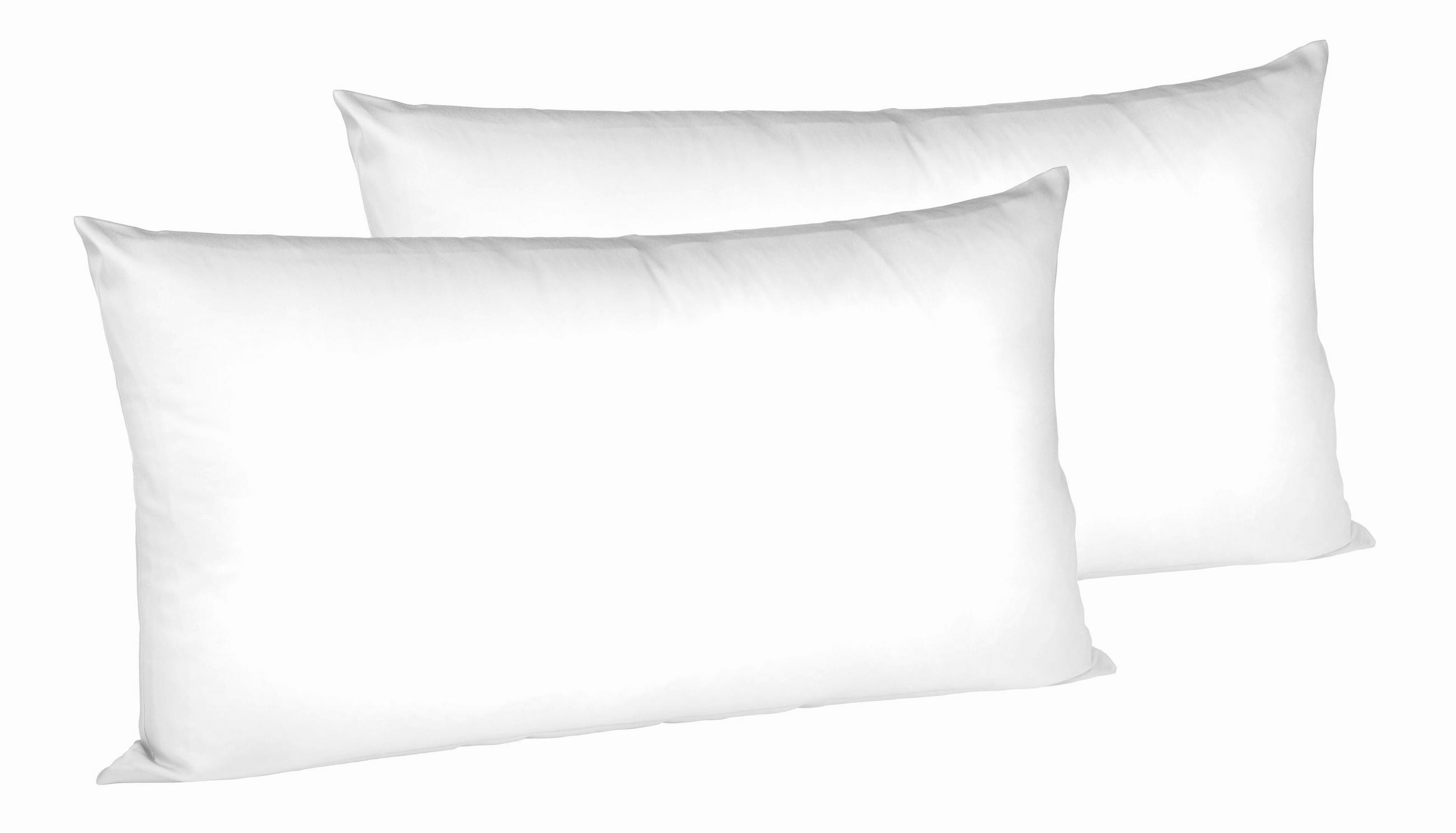 KOPFKISSENBEZUG 40/80 cm  - Weiß, Basics, Textil (40/80cm) - Fleuresse