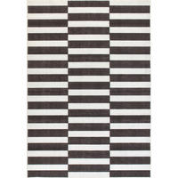TUFTTEPPICH 160/230 cm MESIO STRIDER, waschbar Schwarz, Grauweiß rechteckig  - Grauweiß/Schwarz, Design, Kunststoff/Textil (160/230cm) - Lindorug