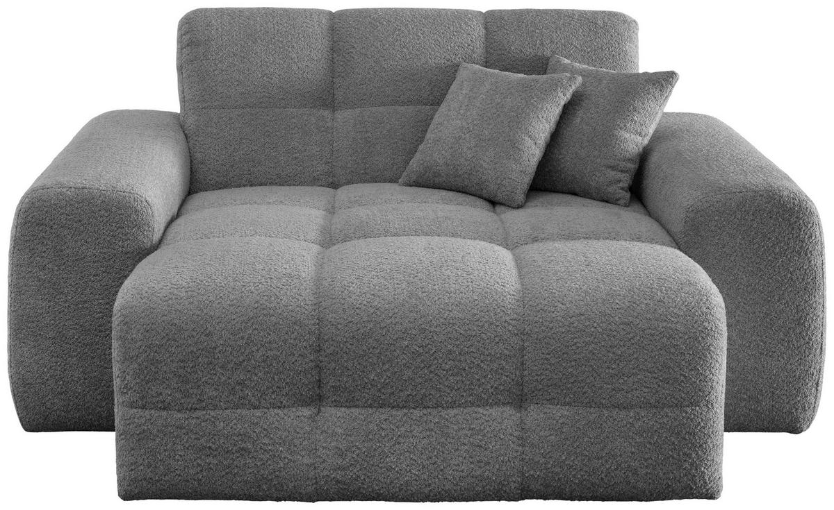XXL-SESSEL - Anthrazit/Schwarz, MODERN, Kunststoff/Textil (181/87/155cm) - Livetastic
