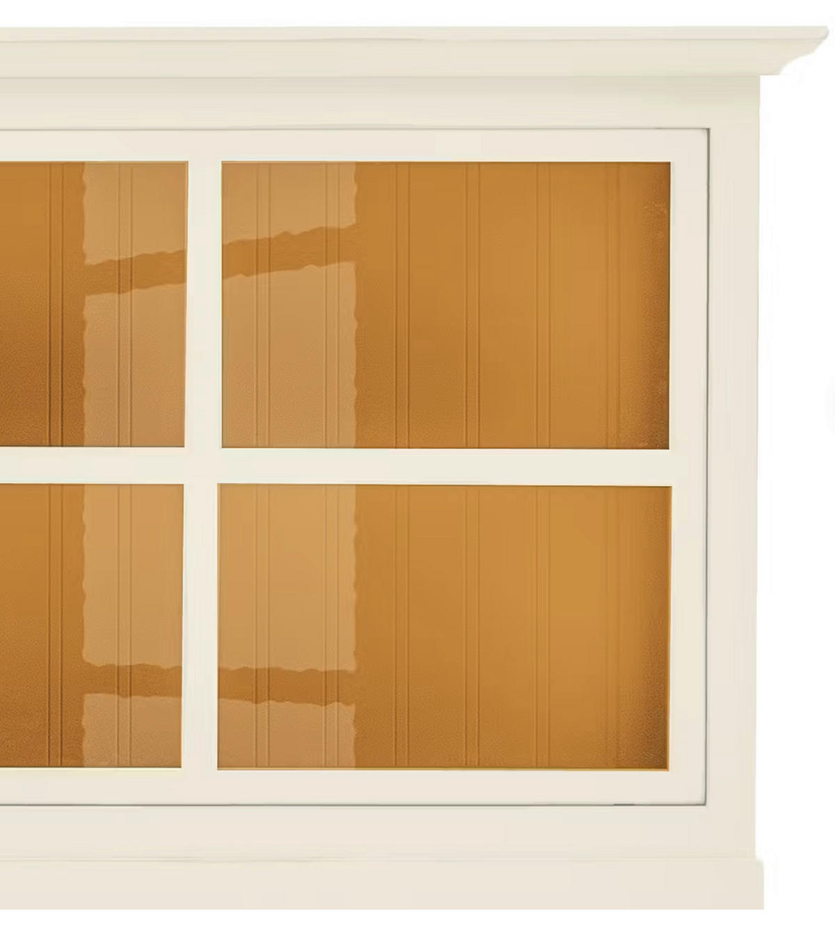 SIDEBOARD UrbanClass  in 190,5/82/49 cm  - Weiß/Honig, LIFESTYLE, Glas/Holz (190,5/82/49cm) - Livetastic