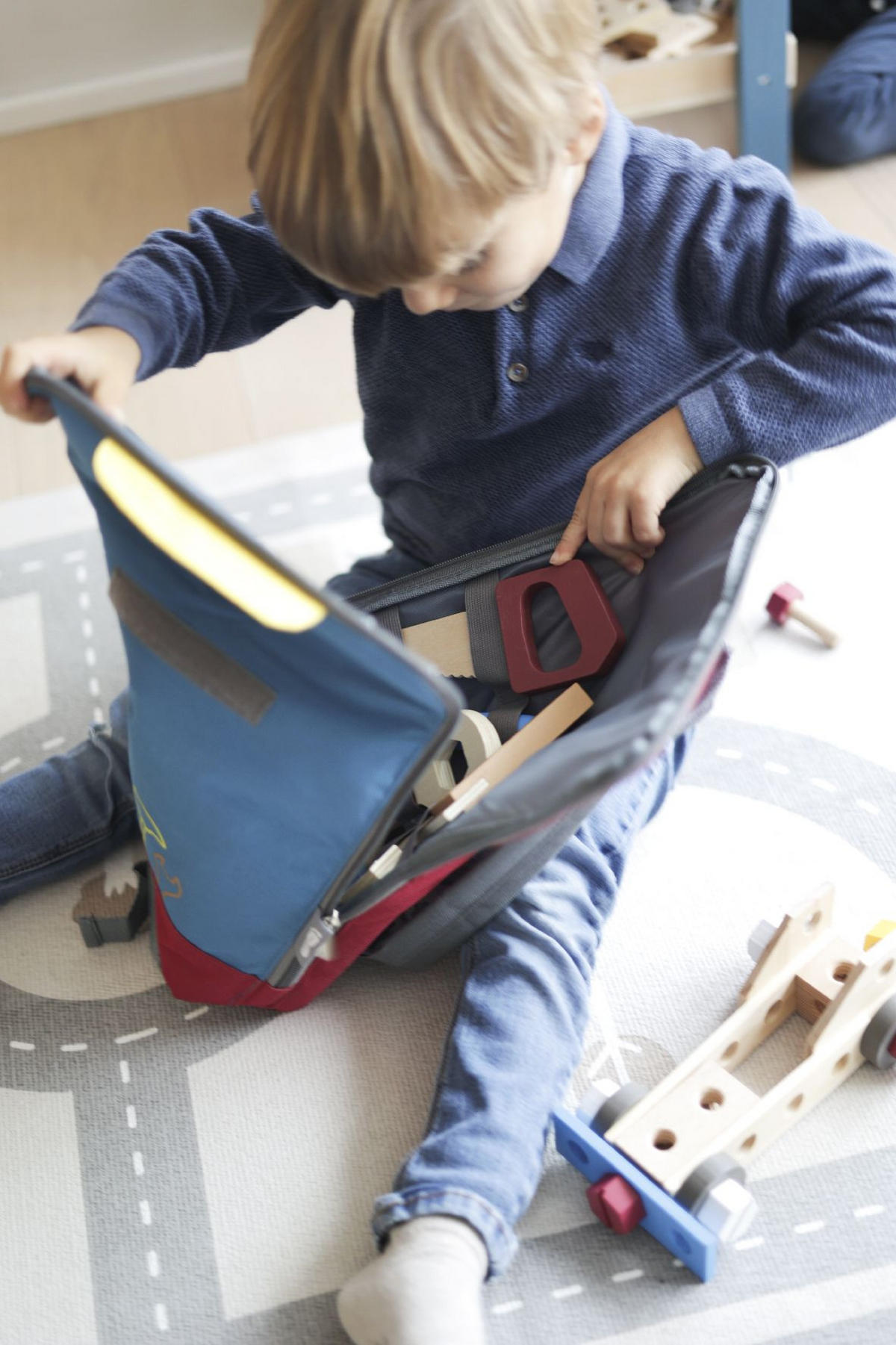 KINDER-WERKZEUGKOFFER - Multicolor, Basics, Holz/Metall (25/26/13cm) - small foot