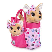 PLÜSCHTIER Chi Chi Love Happy Family  - Pink/Multicolor, Basics, Kunststoff/Textil (17,30/27,10/31,40cm) - Simba