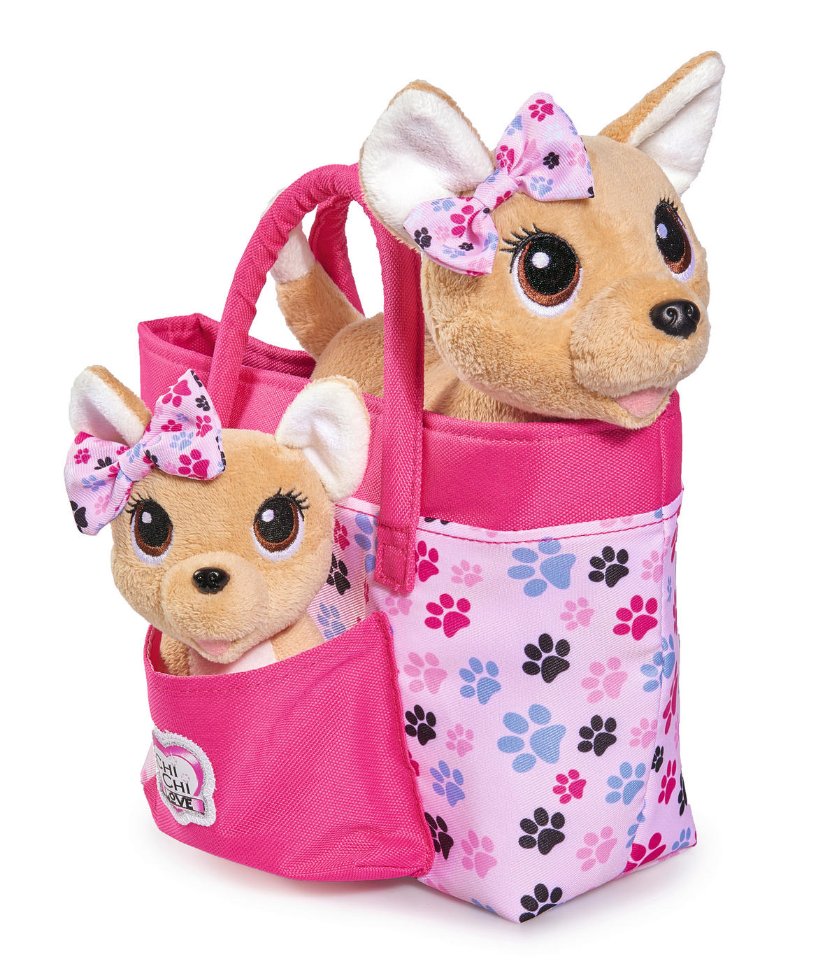 PLÜSCHTIER Chi Chi Love Happy Family  - Pink/Multicolor, Basics, Kunststoff/Textil (17,30/27,10/31,40cm) - Simba