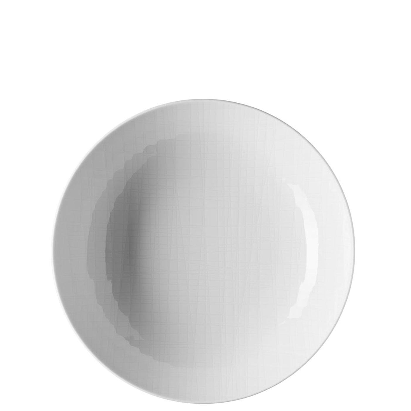 SUPPENTELLER Weiß Porzellan Mesh  - Weiß, Basics, Keramik (21cm) - Rosenthal