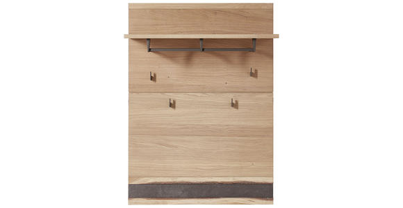 GARDEROBE Eichefarben - Eichefarben, Basics, Glas/Holz (246/202/39cm) - Linea Natura