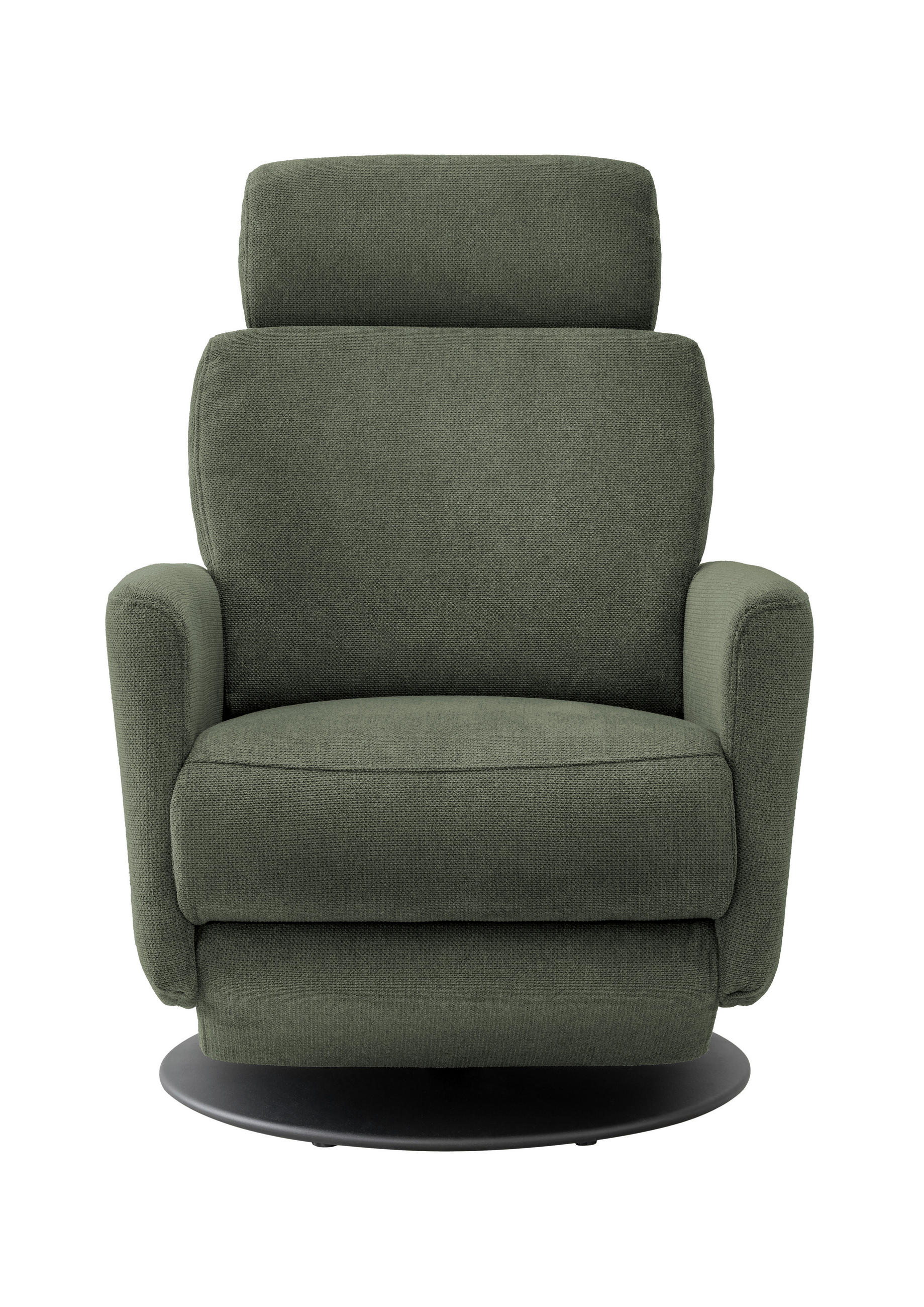 RELAXSESSEL Textil Dunkelgrün  - Dunkelgrün/Schwarz, Modern, Textil/Metall (77/105/87-154cm) - Livetastic