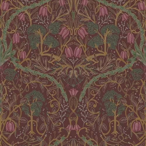 Xora Vliestapete Bordeaux 52x1000 cm
