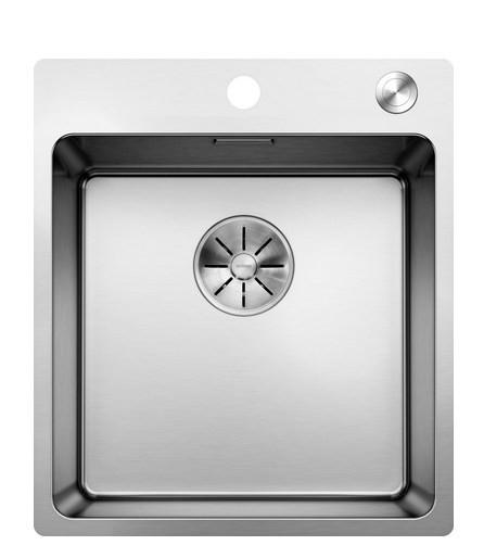 SPÜLE 525244  - Edelstahlfarben, Basics, Metall (44/19/50cm) - Blanco