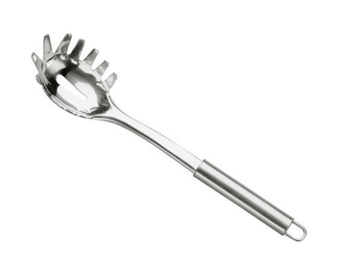 KAŠIKA ZA ŠPAGETE - boja nerđajućeg čelika, Konvencionalno, metal (30cm) - Justinus