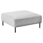 HOCKER Cord Grau  - Schwarz/Grau, Design, Textil/Metall (100/41/100cm) - Johann Jakob