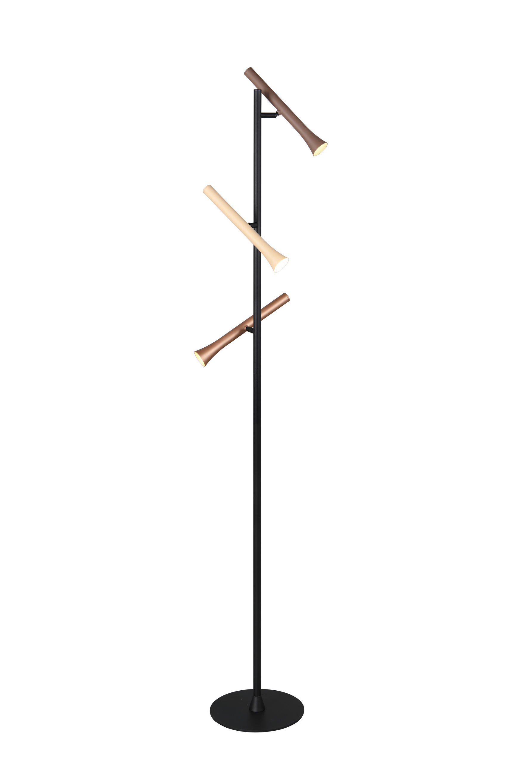 LED-GOLVLAMPA 23/150 cm    - beige/multicolor, Design, metall (23/150cm) - Trio Leuchten
