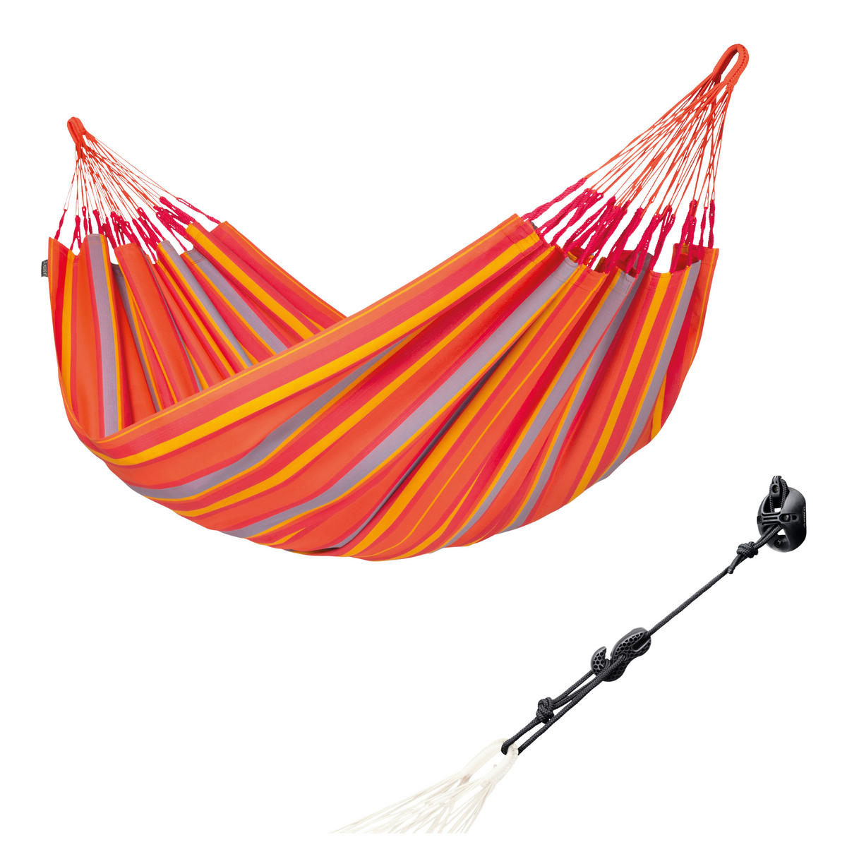 HOJDACIA SIEŤ  - oranžová/žltá, Konventionell, textil (160/350cm) - La Siesta