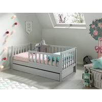 KINDER-/JUNIORBETT - Kieferfarben/Grau, MODERN, Holz (70/140cm) - Vipack