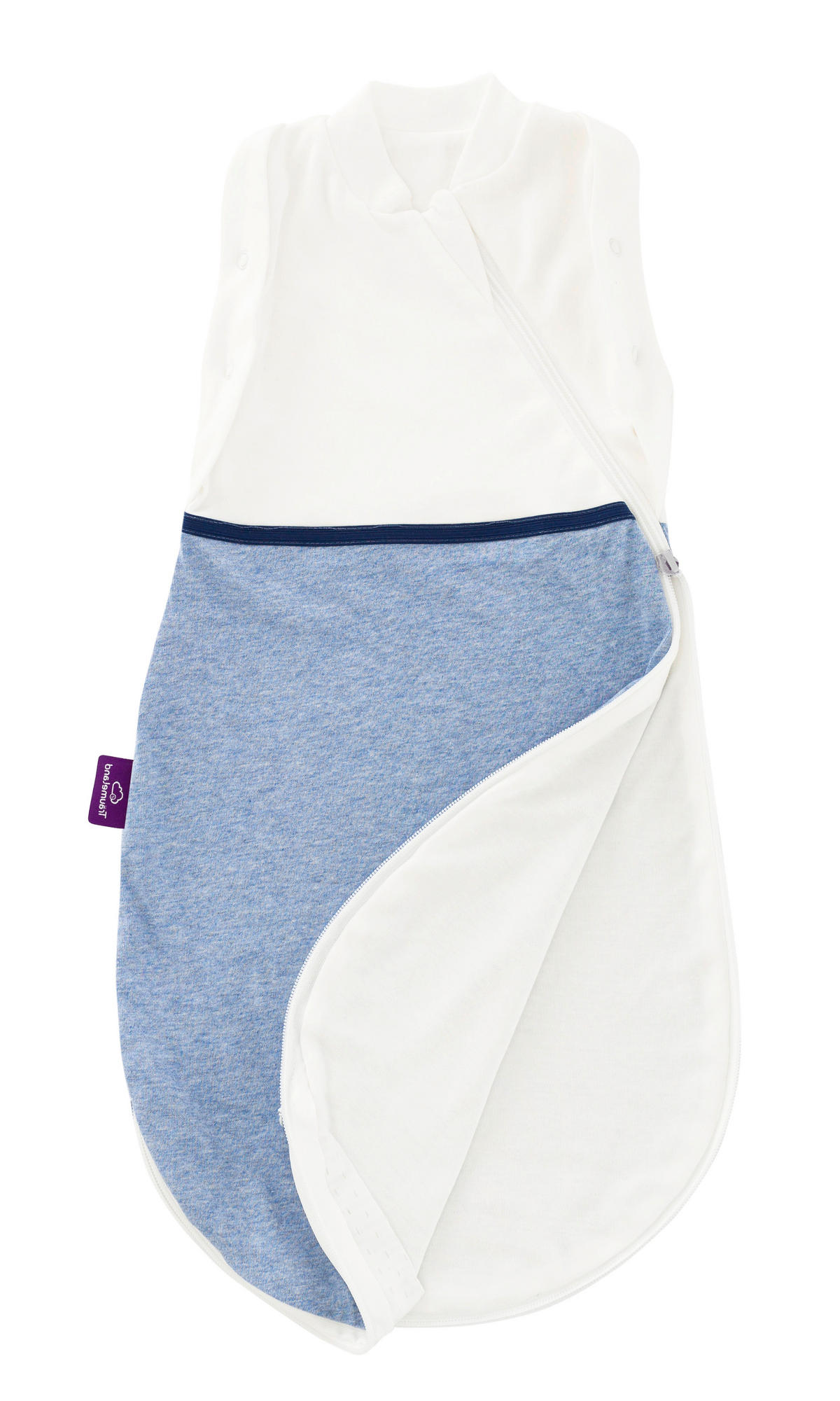 BABYSCHLAFSACK Puck-Schlafsack "Air"    50/56   - Pastellblau, Basics, Naturmaterialien (50/56null) - Träumeland