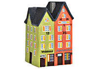 DEKOHAUS  - Anthrazit/Orange, Basics, Keramik (11/18/11cm)