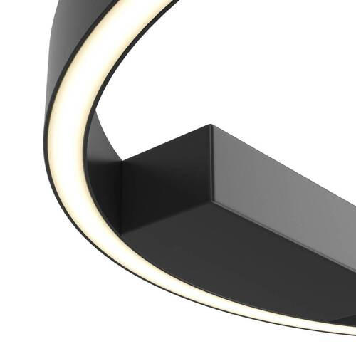 DECKENLEUCHTE Modern 40/3,5 cm   - Schwarz, Trend, Metall (40/3,5cm) - MAYTONI