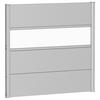 SICHTSCHUTZ - Silberfarben, Basics, Kunststoff/Metall (96/91/4,4cm) - Biohort