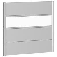 SICHTSCHUTZ - Silberfarben, Basics, Kunststoff/Metall (96/91/4,4cm) - Biohort