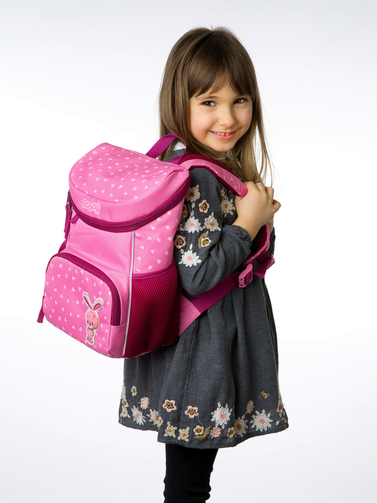 KINDERRUCKSACK - Pink/Rosa, Basics, Textil (20/29/13cm)