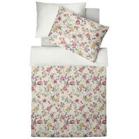 POSTEĽNÁ BIELIZEŇ, interlock džersej, zelená, oranžová, ružová, červená, biela, béžová, 140/200 cm - oranžová/biela, Design, textil (140/200cm) - Fleuresse