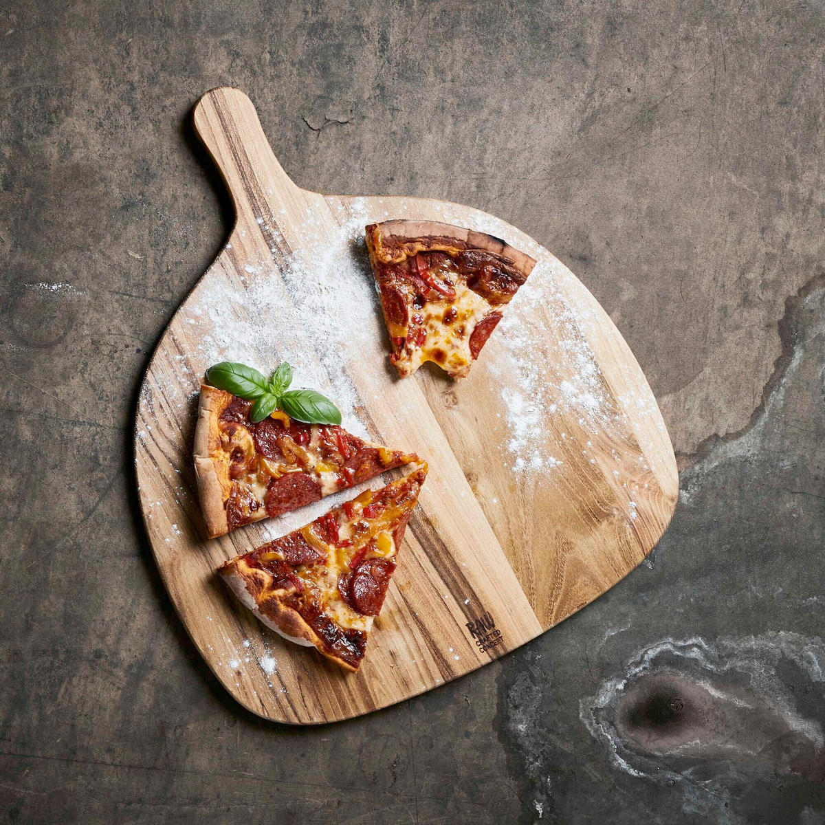 SERVIERPLATTE RAW TEAK  - Teakfarben, Basics, Holz (46/37,8/1,5cm)