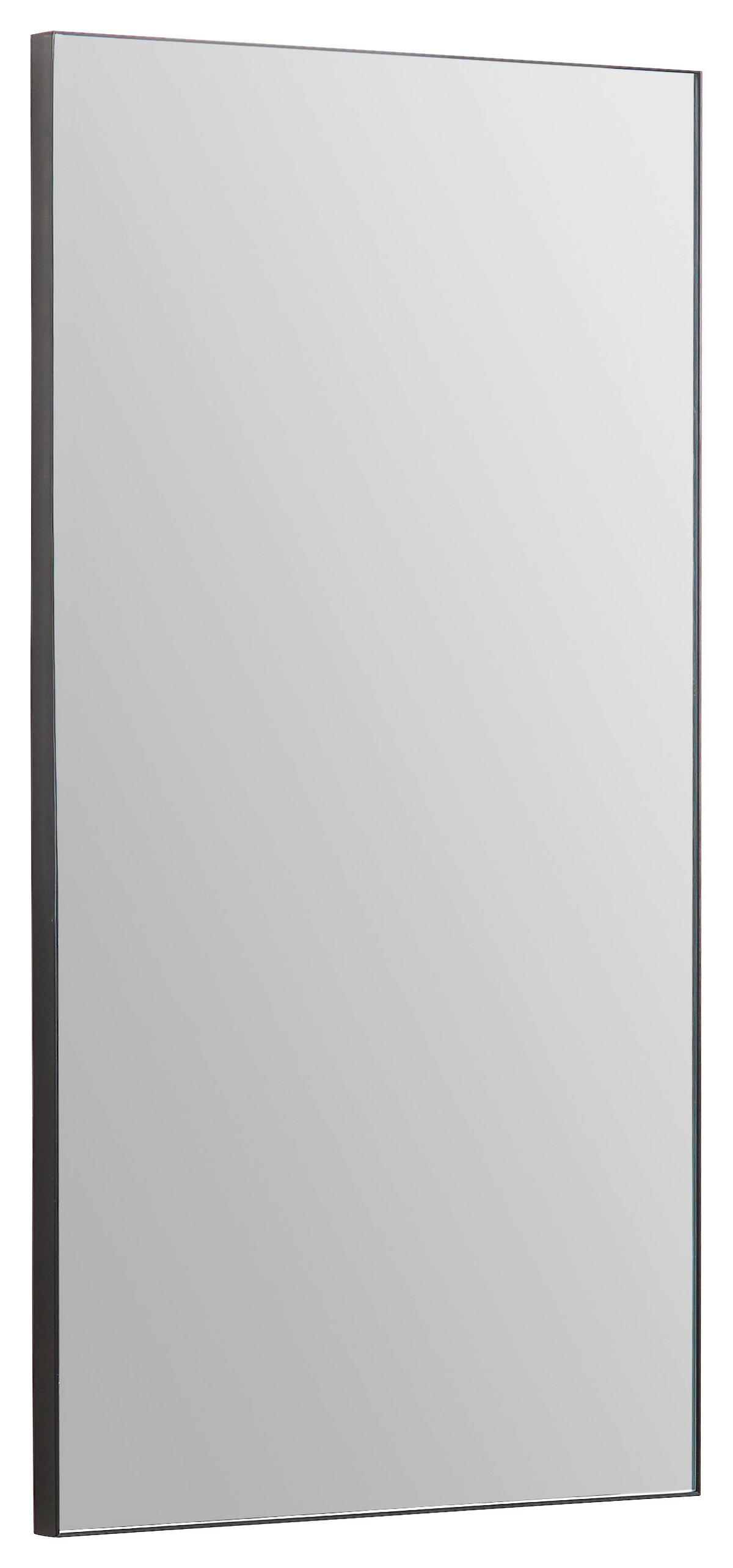 GÄSTEBAD 55 cm  - Weiß Hochglanz/Walnussfarben, MODERN, Keramik/Holzwerkstoff (55cm) - MID.YOU