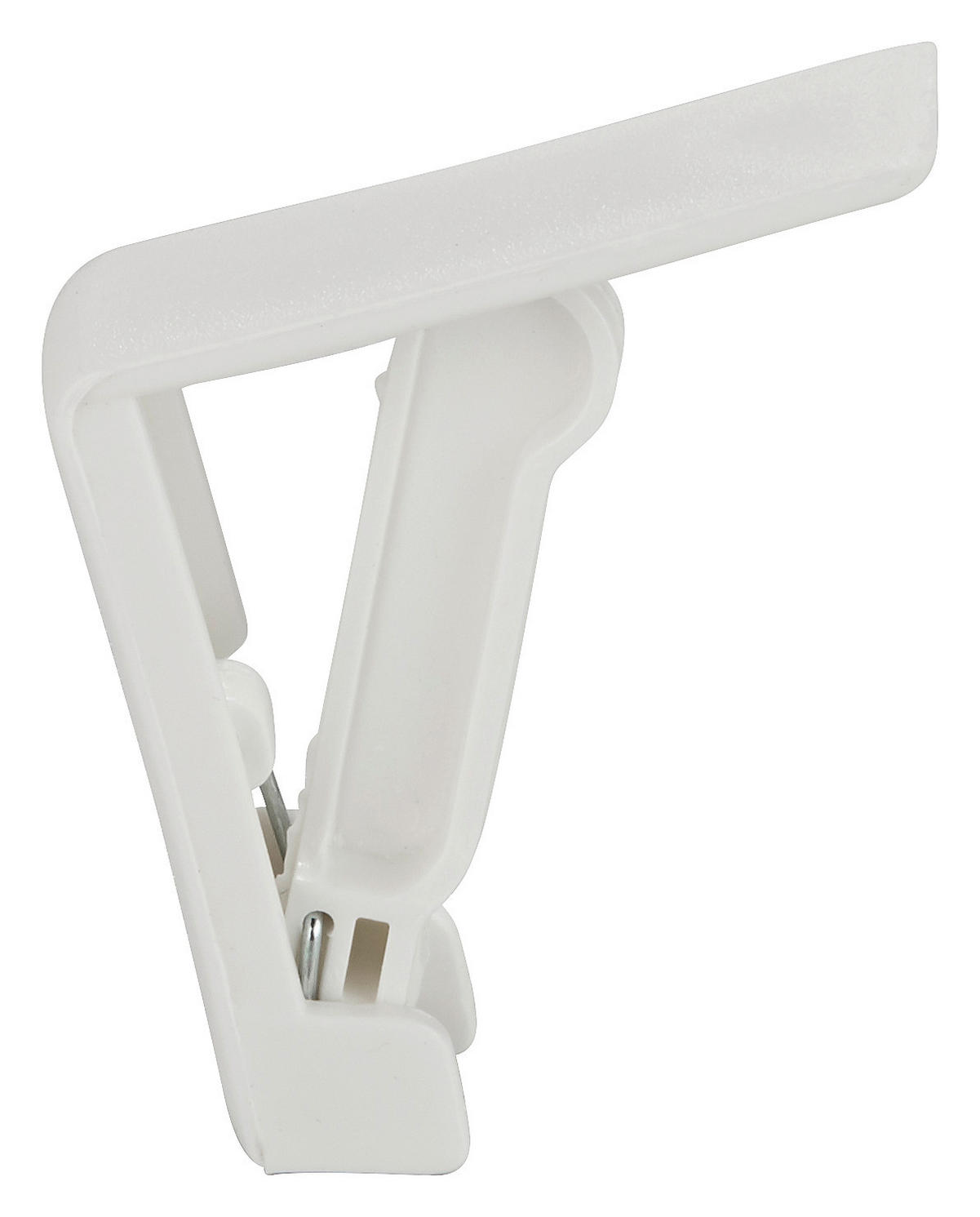 TISCHTUCHKLAMMER 4 TLG. Kunststoff Weiß  - Weiß, Basics, Kunststoff (6cm)